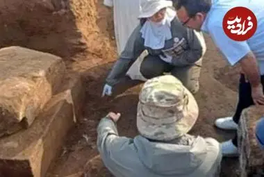 کشف ساختمان آهکی مرتبط با معبد «فرعون آپریس»