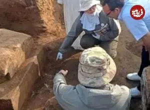 کشف ساختمان آهکی مرتبط با معبد «فرعون آپریس»