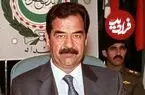 عکس| سفر زمان؛ «صدام» در حال چپق کشیدن در کنار مصطفی بارزانی؛ سال 1348