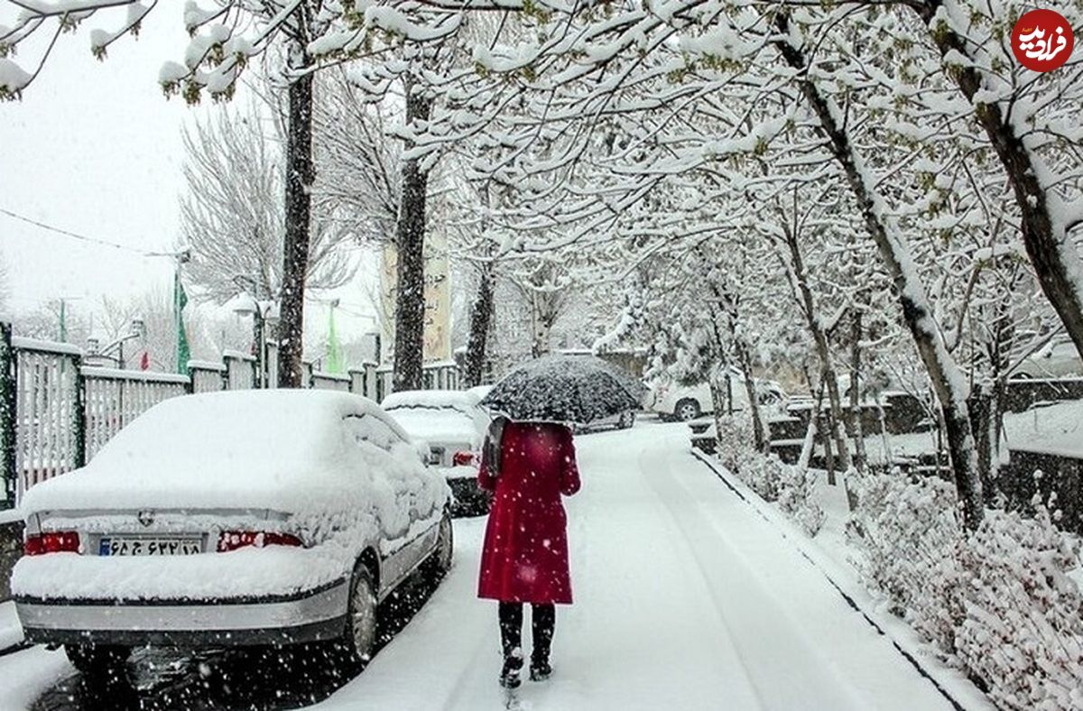 (ویدئو) شادی مردم شهرکرد در پی بارش برف