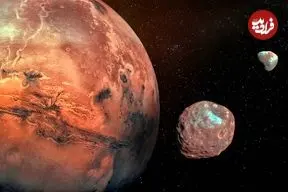 کشف آثار جزرومد در مریخ؛ آیا سیاره سرخ زمانی قمری غول‌پیکر داشته است؟