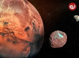 کشف آثار جزرومد در مریخ؛ آیا سیاره سرخ زمانی قمری غول‌پیکر داشته است؟
