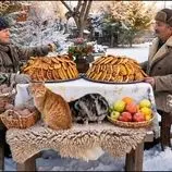 ببینید| غذای روستایی در آذربایجان؛ پخت پای سنتی با گوشت گاو و سیب زمینی