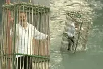 مراسم عجیب غرق کردن یک سیاستمدار در رودخانه!

