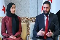 ببینید| رفتار احمد الشرع با همسرش در جمع خبرساز شد