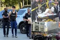 ( ویدیو) لحظه خارق العاده مشارکت مردم در به دام انداختن مظنون خطرناک