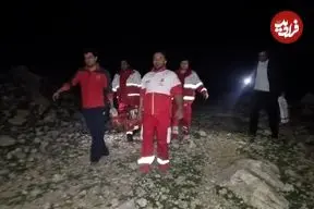 نجات نوجوان گرفتار در ارتفاعات