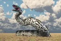 ماری عظیم‌الجثه به اندازه یک اتوبوس 