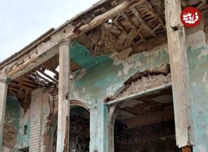 عکس؛ خانه میرزا شفیع در پامنار؛ گچ‌بری‌ها و آینه‌ها حالشان خوش نیست