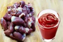 (ویدئو) طبخ یک غذای خوشمزه و جدید با 500 گرم دل مرغ به سبک آشپز مشهور آلمانی