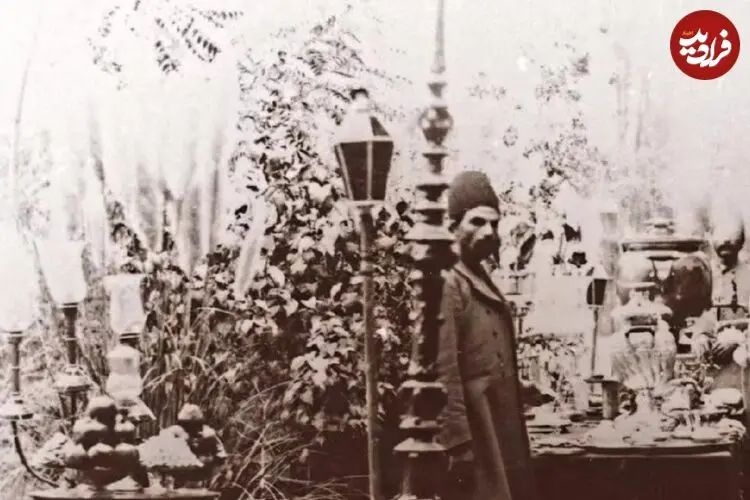 سفر زمان؛ عکس یادگاری خدمتکاران قهوه خانه دربار ناصرالدین‌شاه در کاخ گلستان