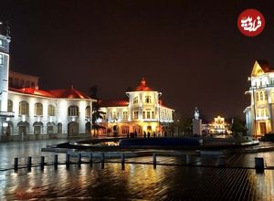 عکس؛ سفر در زمان؛ میدان شهرداری رشت در سال‌های دور
