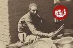 عکس| سفر زمان؛ مسگر ایرانی و شاگردانش در دوران قاجار 