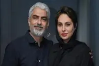 تصویر| چهره روز؛ عکس یادگاری «مهدی پاکدل و رعنا آزادی ور» در حاشیه نمایش آرش