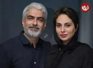 تصویر| چهره روز؛ عکس یادگاری «مهدی پاکدل و رعنا آزادی ور» در حاشیه نمایش آرش