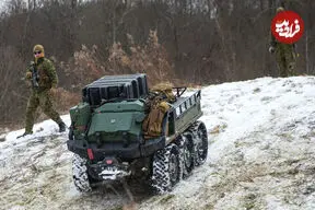 عکس| ربات زمینی Hunter WOLF با تجربه عملیاتی در اوکراین وارد مرحله دوم ارزیابی شد