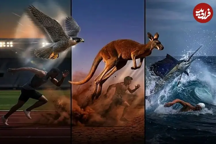 تصاویر| انسان در برابر طبیعت؛ چرا قهرمانان المپیک در برابر حیوانات معمولی شانسی ندارند؟