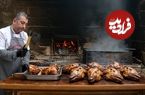 ببینید؛ غذای خیابانی در ترکیه؛ پخت کله پاچه بره در استانبول