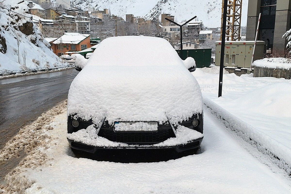 (عکس) آغاز بارش برف در ایران؛ شدت بارش برف را ببینید