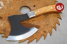 ببینید؛ نحوه ساخت یک تبر کوچک با استفاده از تیغه اره قدیمی 