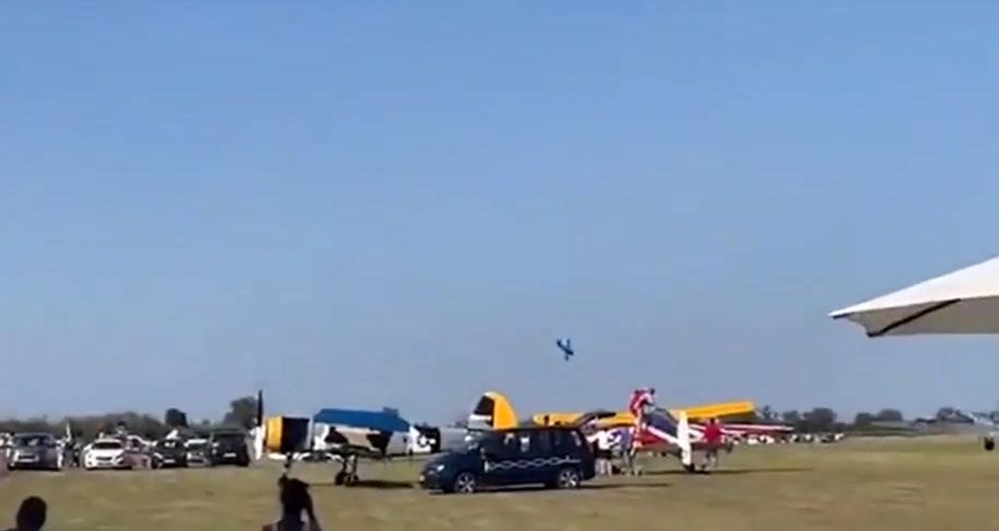 ( ویدیو) اولین تصاویر از سقوط هواپیما در نمایشگاه هوایی مجارستان