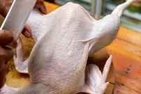 ببینید| غذای خیابانی در تایلند؛ بریانی مرغ در بانکوک