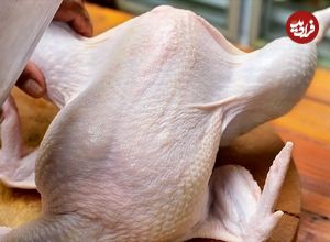 ببینید| غذای خیابانی در تایلند؛ بریانی مرغ در بانکوک