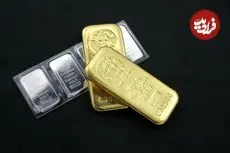 قیمت انس جهانی طلا و نقره امروز جمعه 1 خرداد 1405