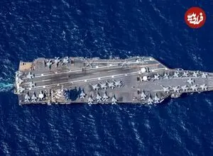 عکس| ناو هواپیمابری که در برابر ۱۸ تن تی‌ان‌تی دوام آورد؛ پشت‌پرده‌ی قدرت جرالد آر فورد