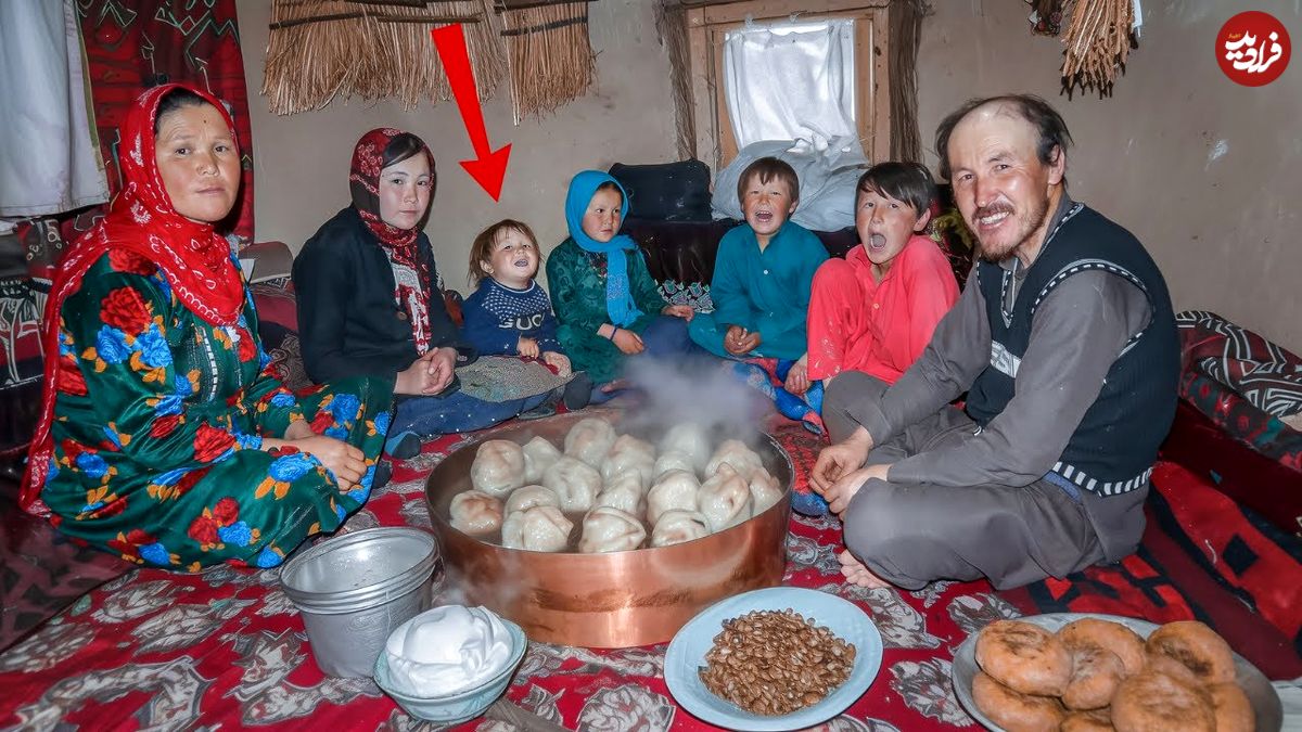 ببینید؛ غذای روستایی در افغانستان؛ پخت منتو، غذای محبوب افغان ها در غار