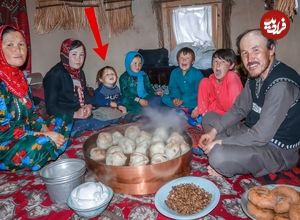 ببینید؛ غذای روستایی در افغانستان؛ پخت منتو، غذای محبوب افغان ها در غار