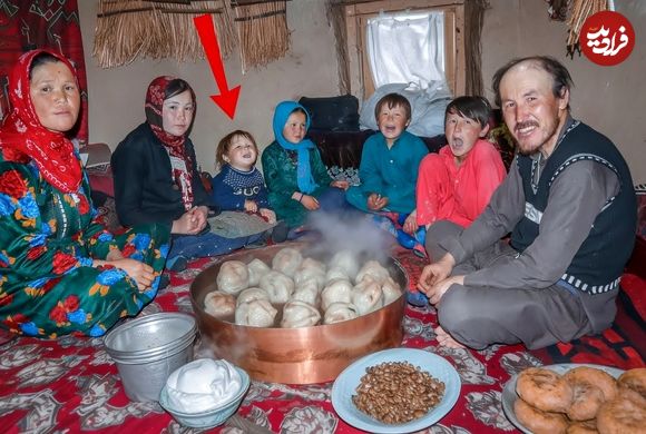 ببینید؛ غذای روستایی در افغانستان؛ پخت منتو، غذای محبوب افغان ها در غار