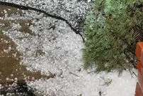 ببینید| تگرگ آنکارا را سفیدپوش کرد