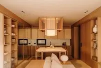 تصاویر| طراحی و دیزاین آپارتمان کوچک با استفاده از سبک ژاپنی