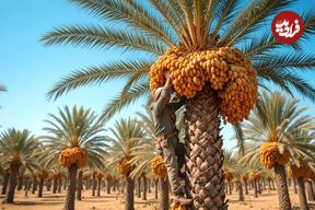 ببینید؛ چگونه کشاورزان کشورهای مختلف جهان هزاران تن خرما را برداشت می کنند؟