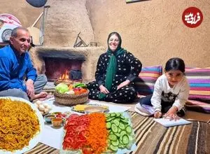 ببینید| غذای روستایی در ایران؛ پخت ماکارونی با قارچ و سویا در روستا