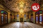 (عکس) سفر به عصر قاجار؛ ژست «سفیر عثمانی» در کاخ گلستان؛ سال 1280