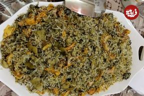 طرز تهیه باقالی پلو با مرغ ریش‌ ریش