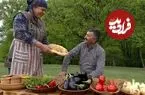 ببینید| غذای روستایی در آذربایجان؛ پخت دلمه بادمجان، نان و تهیه دمنوش در طبیعت