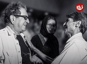ببینید؛ قابی ماندگار از داریوش مهرجویی و ناصر تقوایی
