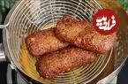 ببینید| طرز یک کباب ساده و جدید بدون گوشت با عدس