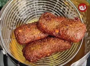 ببینید| طرز یک کباب ساده و جدید بدون گوشت با عدس