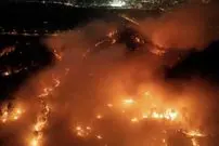 ببینید| انفجار خط لوله همه‌جا را شعله‌ور کرد