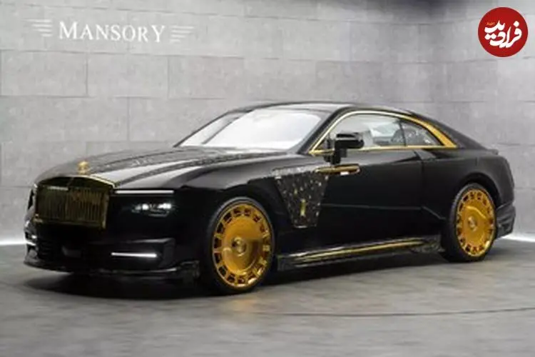 تصاویر| تولید رولزرویس منصوری با طلای خالص 