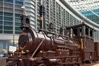 ببینید| طولانی‌ترین قطار شکلاتی جهان در گینس ثبت شد