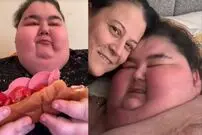 (ویدئو) پرخوری جان یک فودبلاگر را گرفت