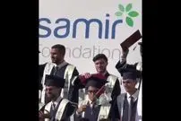ببینید| جشن ۲۳۰ دانشجوی پزشکی در میان خرابه ها!