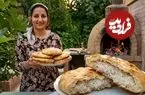 ببینید| غذای روستایی در ایران؛ پخت نان نارگیلی در روستایی زیبا