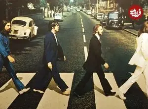 بازسازی افسانه‌ای‌ترین عکس تاریخ موسیقی؛ چهار بازیگر بیتلز در ابی‌رود دیده شدند