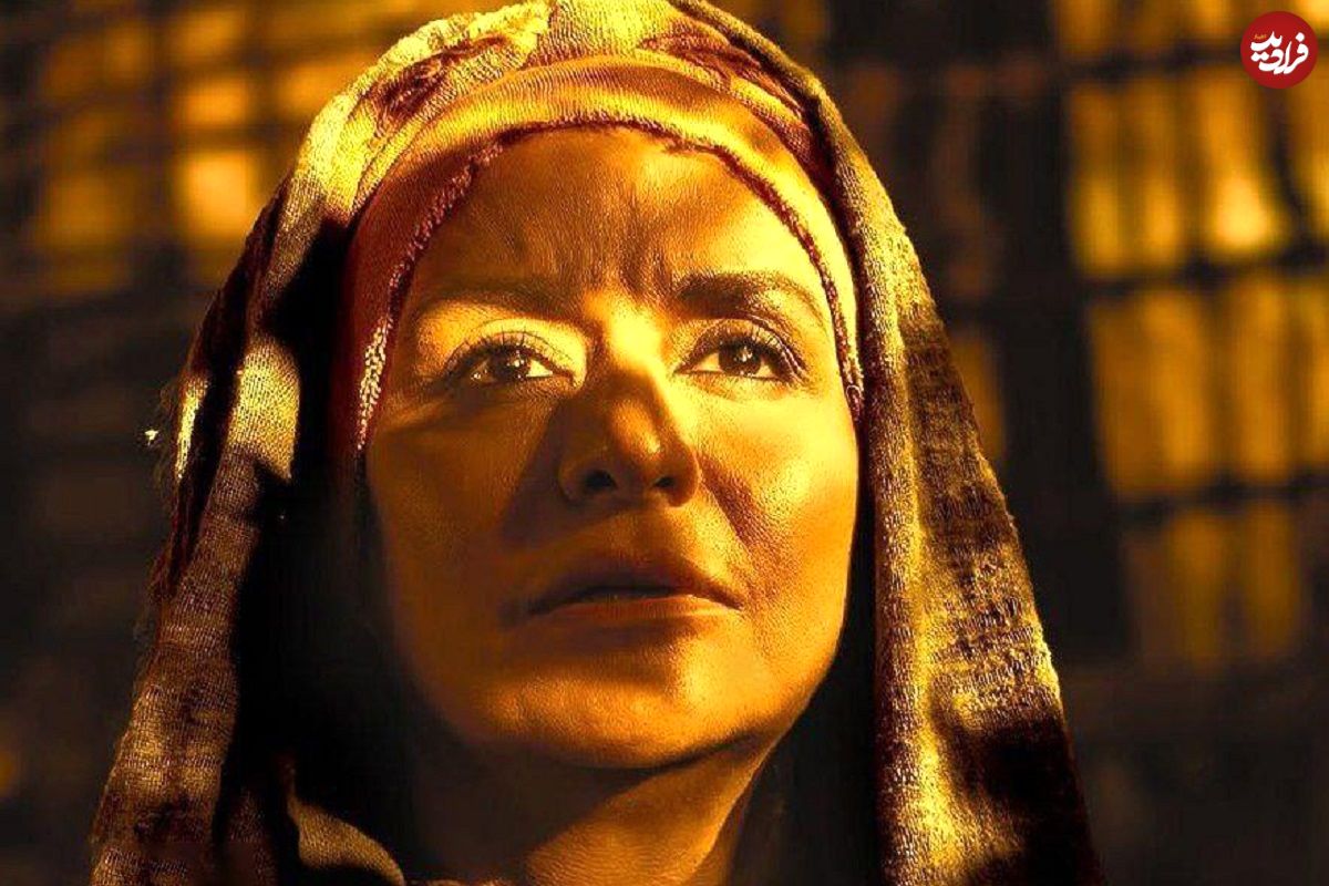 عکس؛ سفر در زمان؛ «مریلا زارعی» در اتاق گریم سریال موسی کلیم الله؛ سال 1403